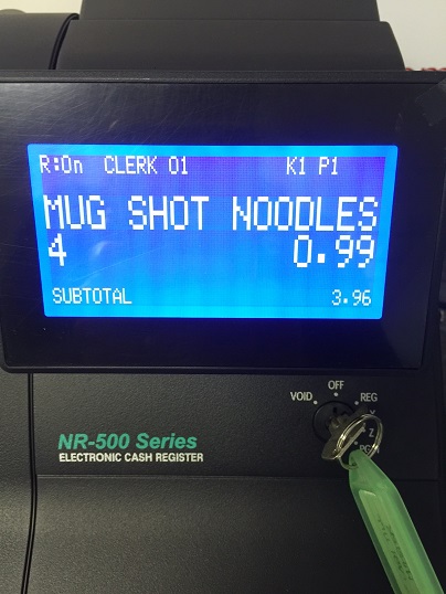 Sam4s NR510R Retail system + Laser Barcode / 1 station printer 